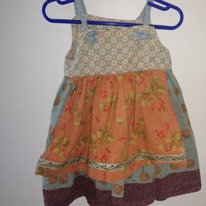 Fall colors Matilda Jane knot apron dress